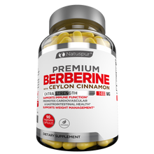 Load image into Gallery viewer, Premium Berberine HCL Supplement WIth Ceylon Cinnamon