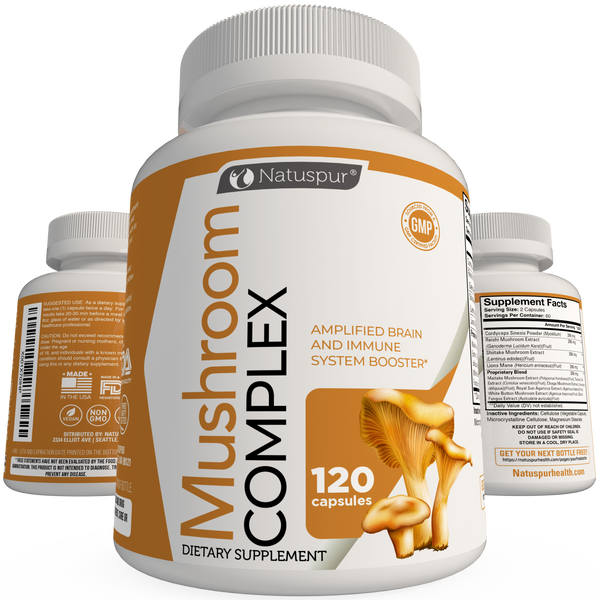 Mushroom complex, brain and immune  system booster