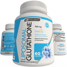 Load image into Gallery viewer, Liposomal Glutathione Capsules – Pure Reduced Setria with Phospholipid Complex