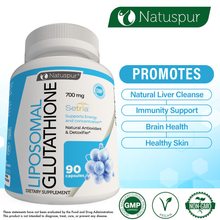 Load image into Gallery viewer, Liposomal Glutathione Capsules – Pure Reduced Setria with Phospholipid Complex