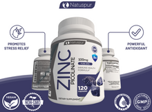 Load image into Gallery viewer, Zinc Picolinate 100mg Capsules – High Potency Immune Support Supplement